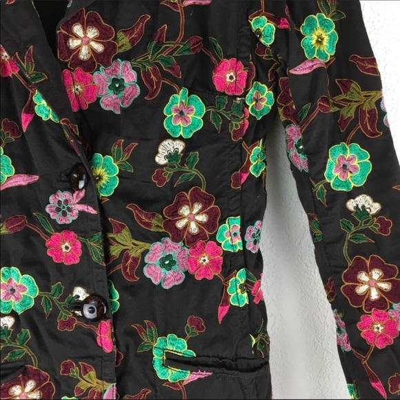 $84 TODAY ONLY! Johnny Was Winter Floral Trench - Picture 4 of 8